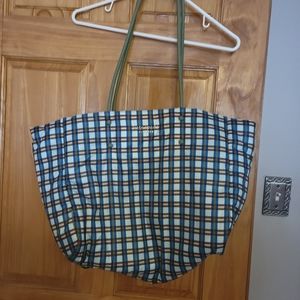 Kate spade Everything Puffy Plaid large tote